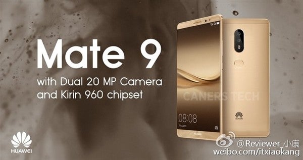 This teaser is fake and actually shows the Huawei Mate 8 - Huawei Mate 9 once again is rumored to be coming in December with Kirin 960 SoC, dual 20MP snappers