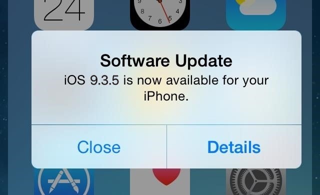 You should see something similar to this when iOS 10 is eventually available for your device - How to download and install iOS 10 on your eligible iPhone or iPad when the time comes