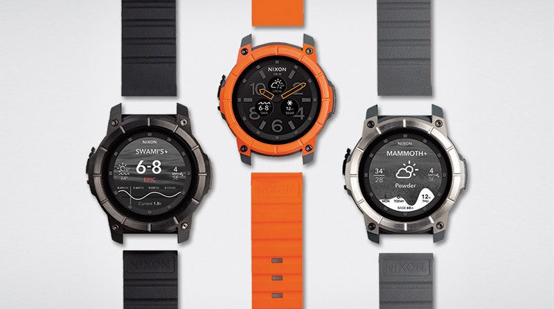 The Nixon Mission costs $400, and it's basically a super-rugged Moto 360