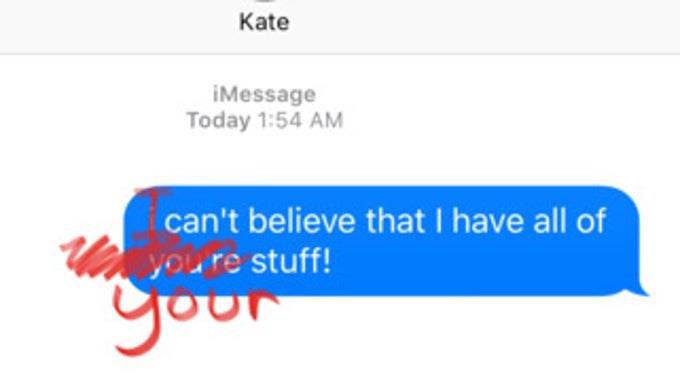 Rub your friends' nose in their unforgivable spelling errors with this Grammar Snob iMessage sticker pack
