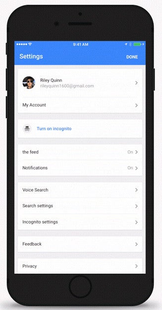 Google app for iOS finally gets incognito mode