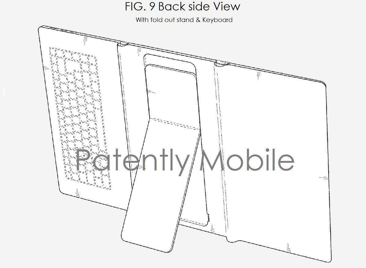 Samsung gets patent for foldable tablet with keyboard and built-in stand
