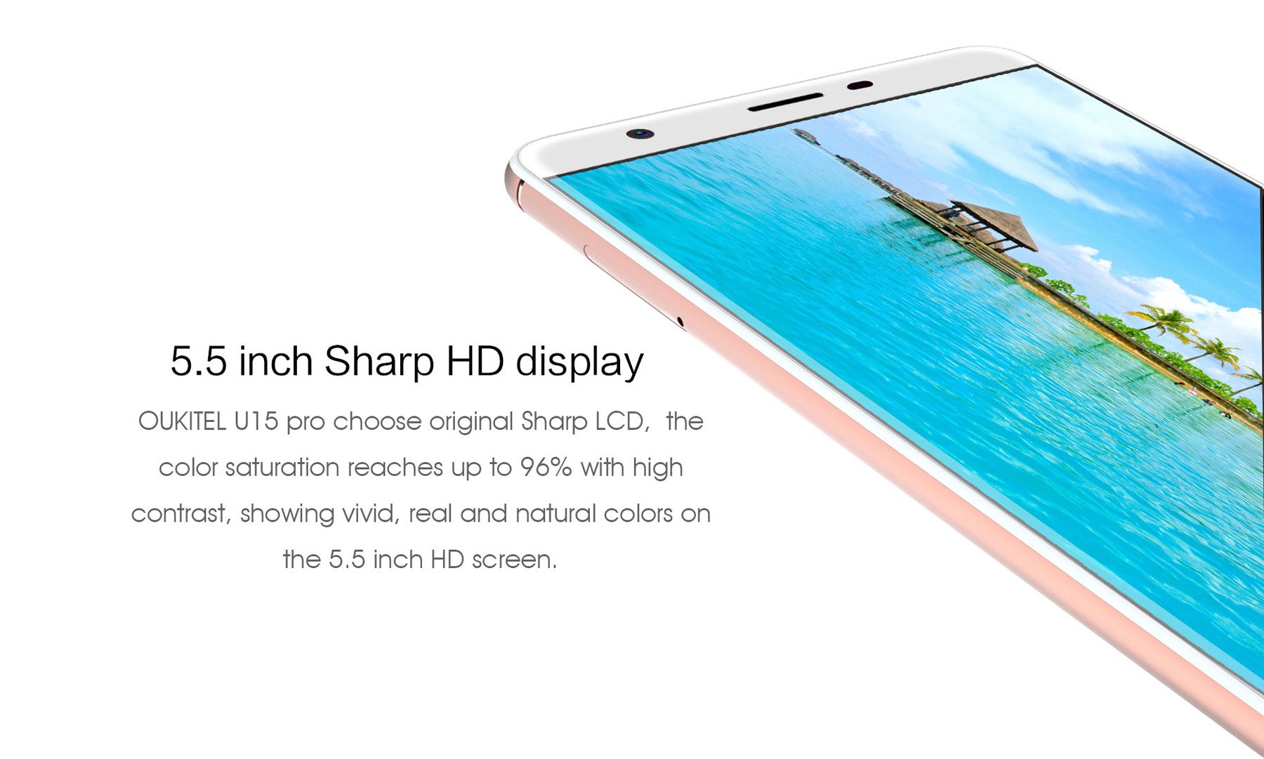 The Oukitel U15 Pro features a 5.5-inch display made by Sharp - The Oukitel U15 Pro is one of the cheapest octa-core smartphones you can find