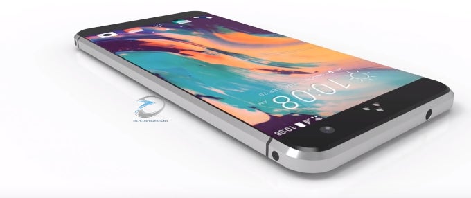 3D render of HTC&#039;s so-called &#039;Ocean&#039; concept - HTC&#039;s button-less &#039;Ocean&#039; smartphone is vividly imagined in leak-based renders