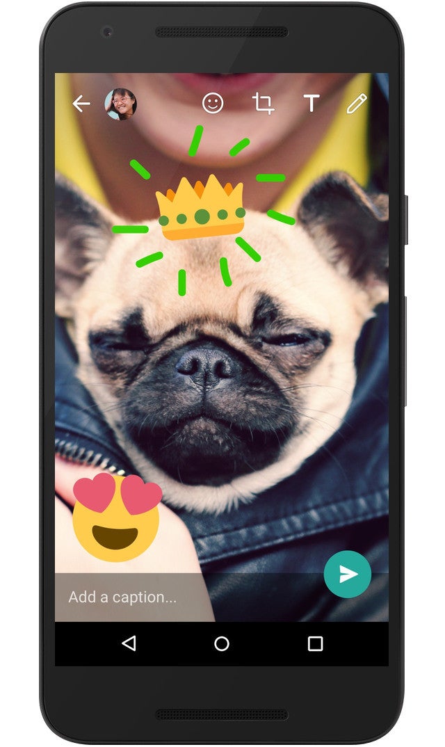 WhatsApp for Android updated with new camera features