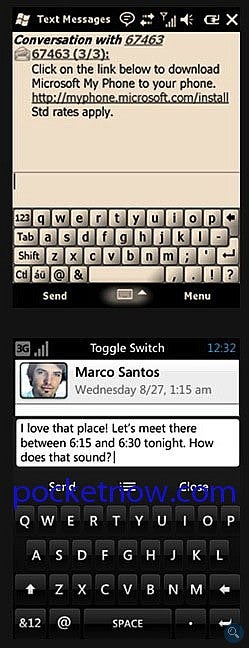 Screen shots shed light on Windows Mobile 7 interface?