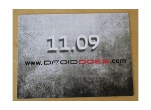 Postcard points to November 9th launch for Motorola Droid?
