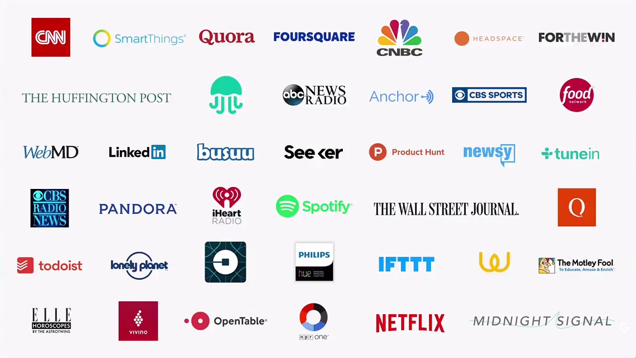 The Google Assistant partners, currently hard at work integrating it in their services - Google will allow 3rd party developers to implement its Google Assistant anywhere, but not yet