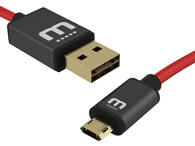 This reversible microUSB cable can be yours for $13.99, 44% off the regular price