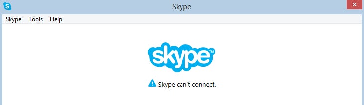 unable to sign into skype on laptop