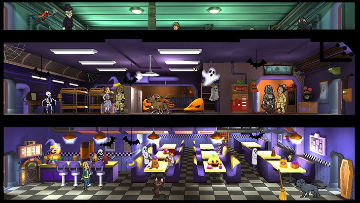 Fallout Shelter gets new quests, room themes, Holiday Festivities in latest update