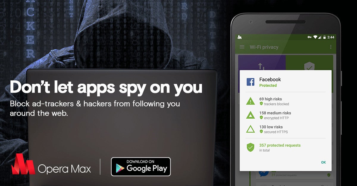 Opera Max for Android updated with improved privacy features, ad-blocker