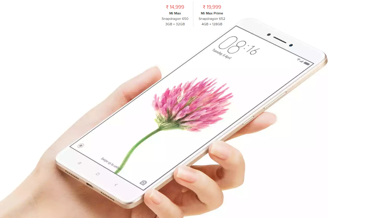 The Xiaomi Mi Max Prime is here: gargantuan display, octa-core CPU, 4GB of RAM, and 128GB of storage