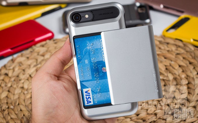 Apple iPhone 7 and 7 Plus VRS Design cases protect it from drops and bring a clever extra feature