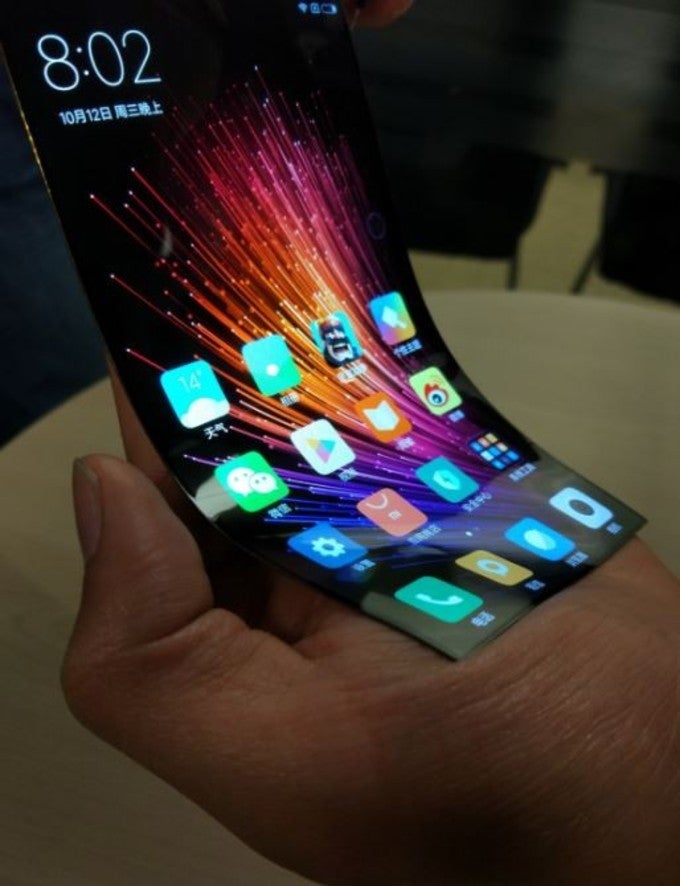 Xiaomi appears to be working on their own bendable display