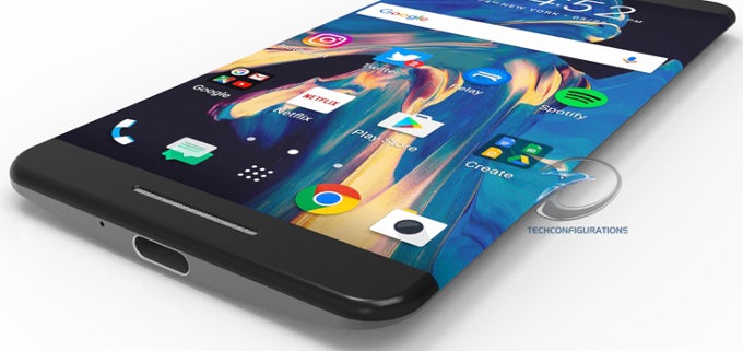 HTC 11 concept includes button-less, waterproof, edge-to-edge design - HTC 11 with dual-edge display envisioned in renders