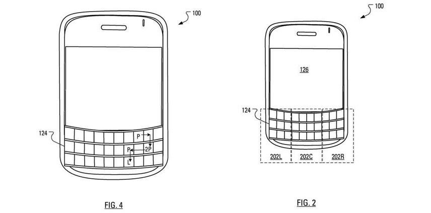 BlackBerry patent suggests upcoming smartphone offers authentication via touch keyboard