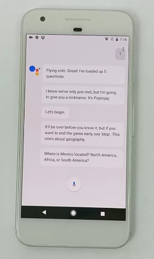 You can play a trivia game with Google Assistant - Google Assistant turns your Pixel into a T.V. style trivia game show