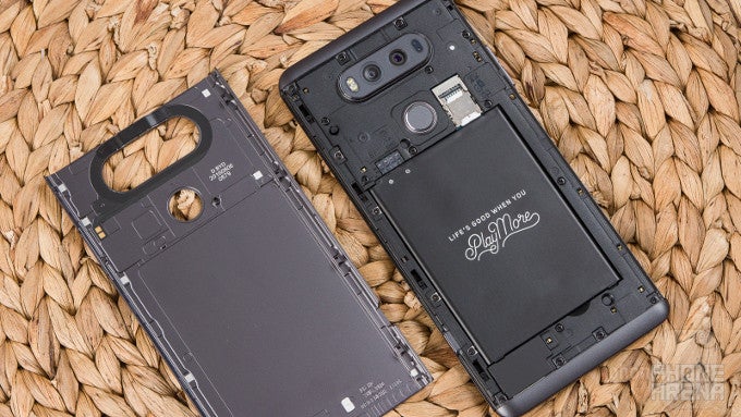 The LG V20 has a removable battery, a rarity among high-end phones these days - LG V20 battery life test results are out: here's how it compares against Apple's iPhone 7 Plus and Samsung's Galaxy S7 Edge