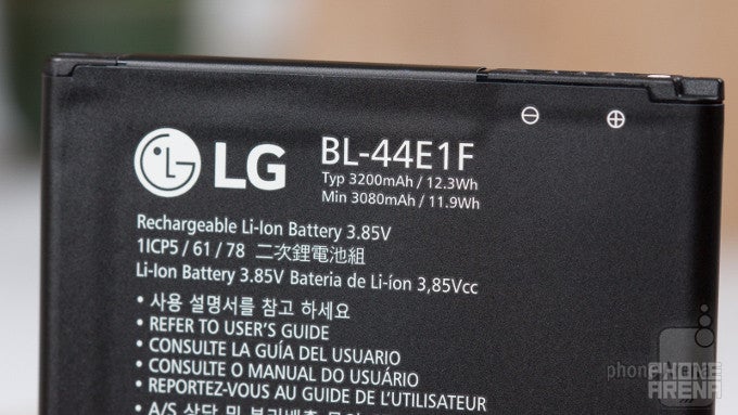 LG's V20 ships with a 3,200 mAh battery - LG V20 battery life test results are out: here's how it compares against Apple's iPhone 7 Plus and Samsung's Galaxy S7 Edge