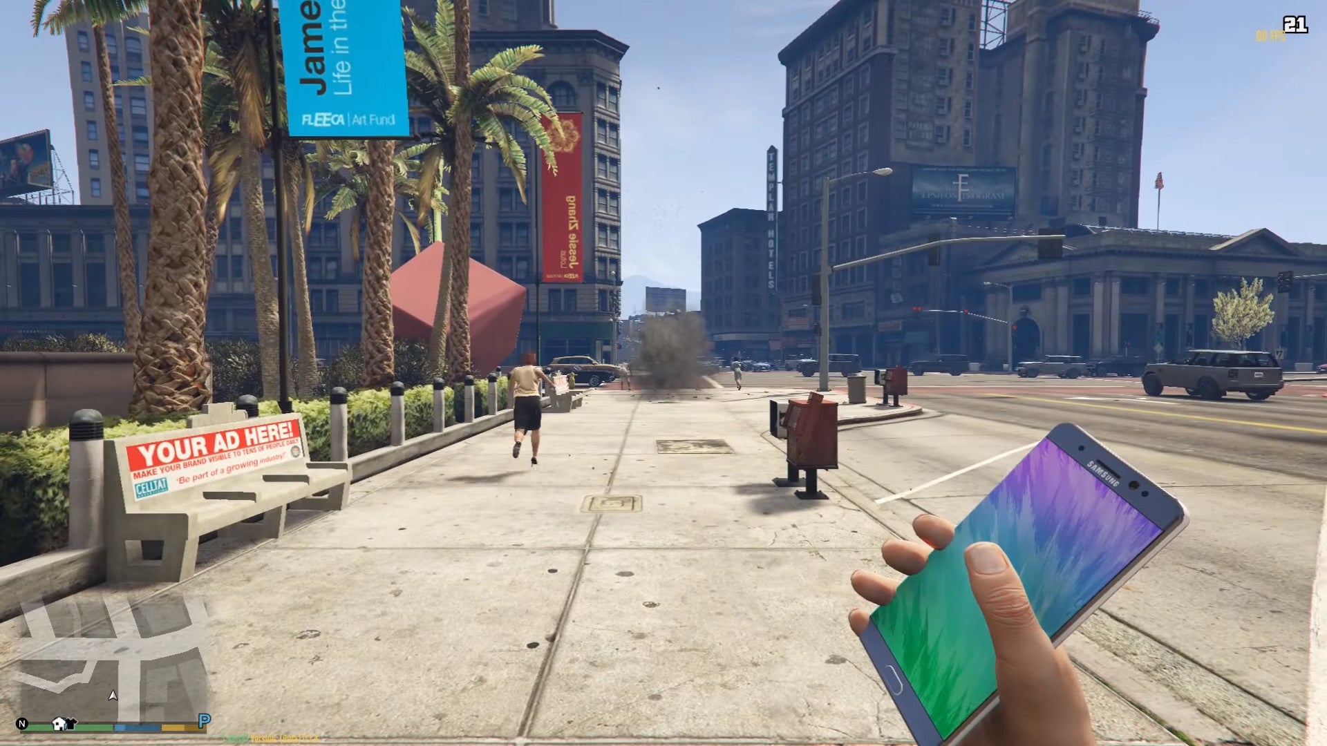 Samsung takes down GTA V sticky bomb Note 7 mod video
