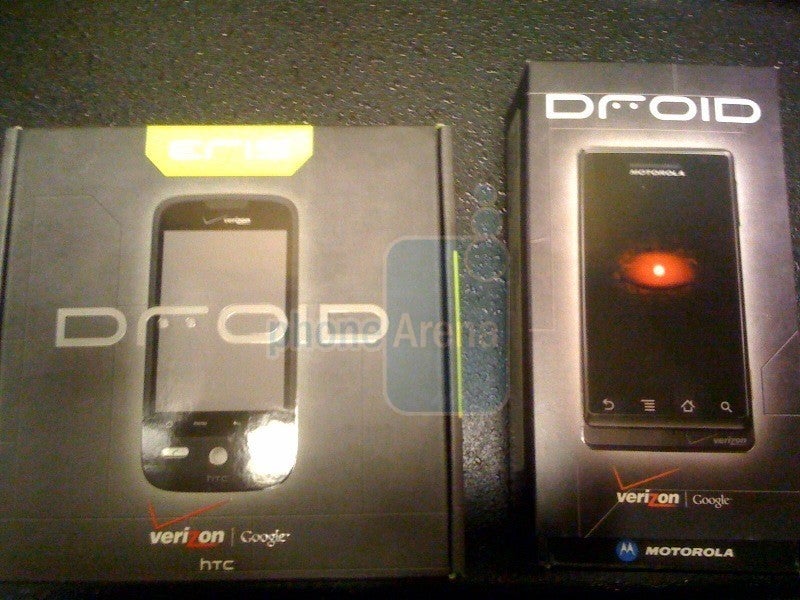 Verizon stores receiving shipments of Motorola Droid and HTC Droid Eris