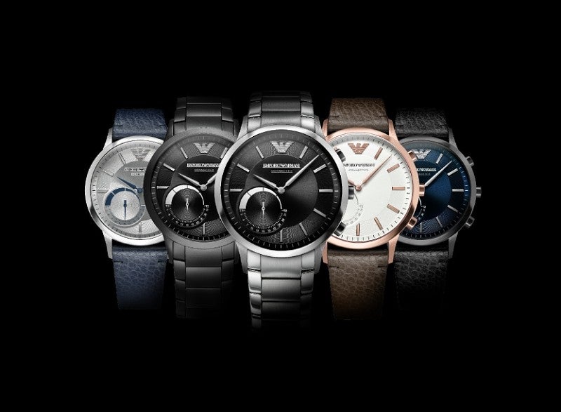 Emporio Armani launches its first collection of hybrid smartwatches