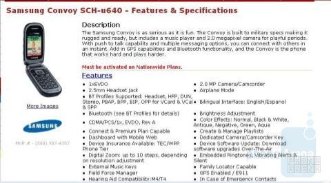 That&#039;s a big 10-4 good buddy, Samsung Convoy U640 coming to Verizon in 2 weeks?