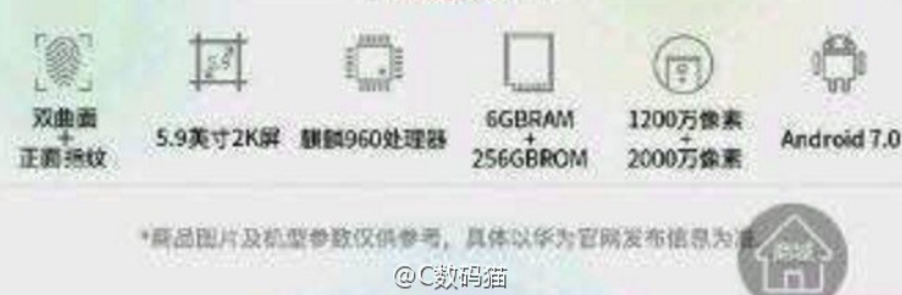 Poor quality image reveals the specs for the Huawei Mate 9's high-end variant - Specs leak for the premium variant of the Huawei Mate 9; 6GB RAM and 256GB internal storage