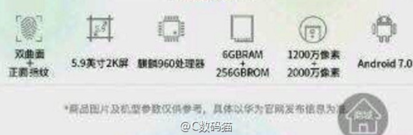 Poor quality image reveals the specs for the Huawei Mate 9&#039;s high-end variant - Specs leak for the premium variant of the Huawei Mate 9; 6GB RAM and 256GB internal storage