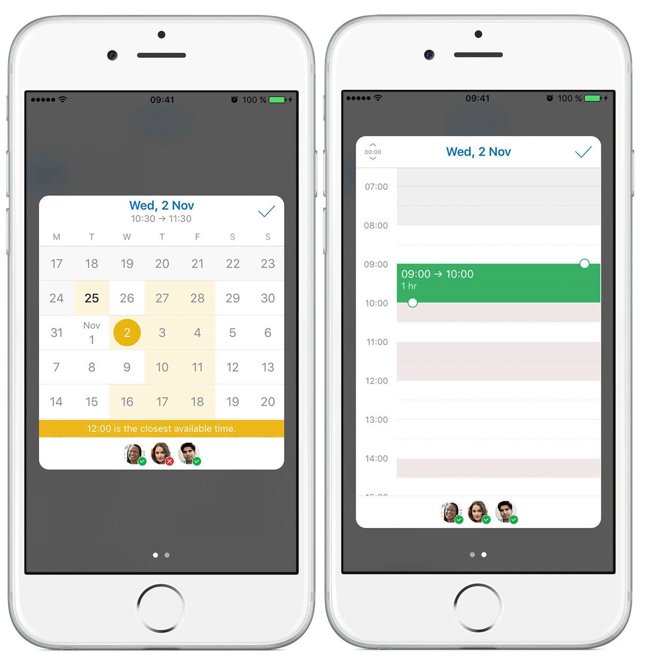Outlook app for iOS now features a meeting scheduler to help plan your day