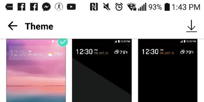 You can download even more themes on your LG V20 by hitting that button over there - LG V20 Q&amp;A: Your questions answered