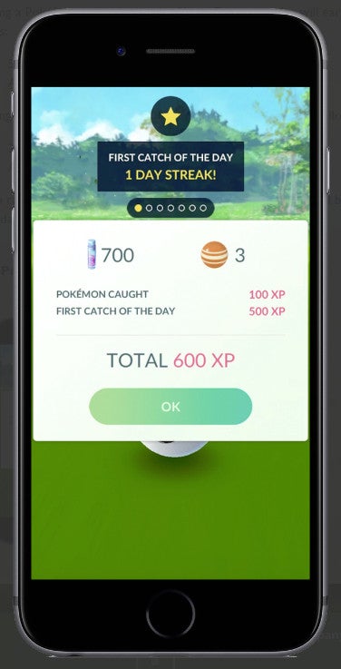 Pokemon GO update introduces daily bonuses