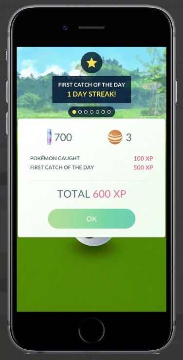 Pokemon GO update introduces daily bonuses
