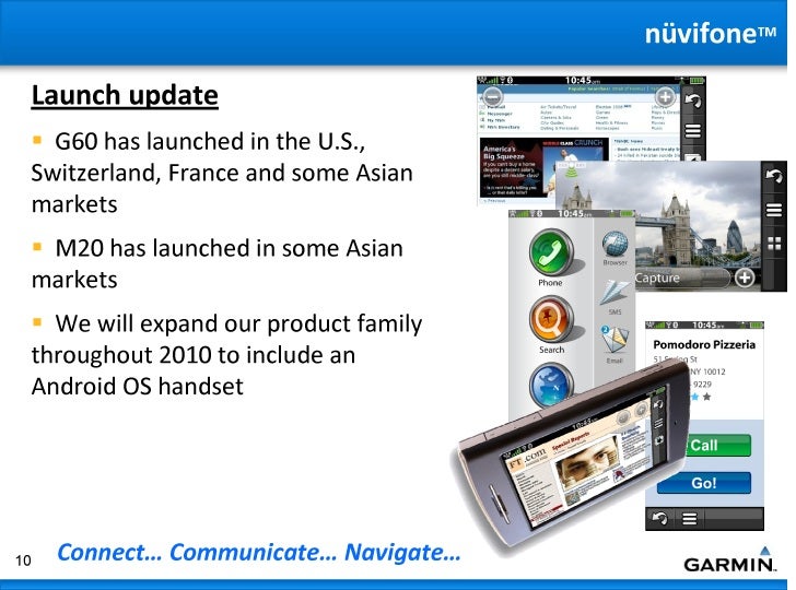 Garmin to roll out an Android-based handset in 2010?