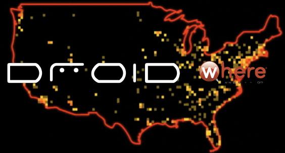 WHERE application helps track sales of Motorola DROID