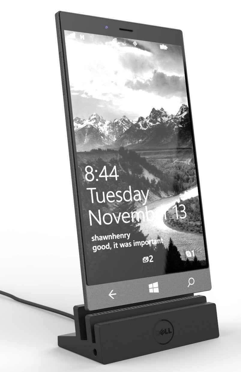 Dell Stack + dock - Dell Stack Windows 10 phablet looks gorgeous in leaked render
