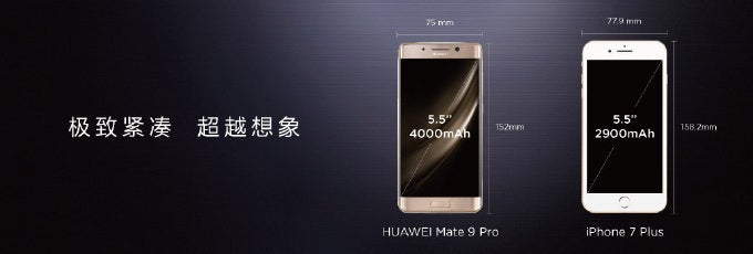 Huawei Mate 9 Pro unveiled in China: 5.5-inch QHD dual edge curved display, Android 7.0
