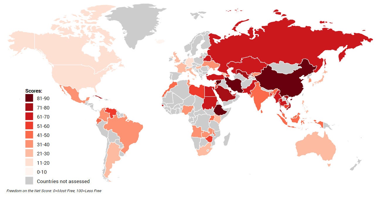 Increasing number of governments restricting messaging apps with end-to-end encryption