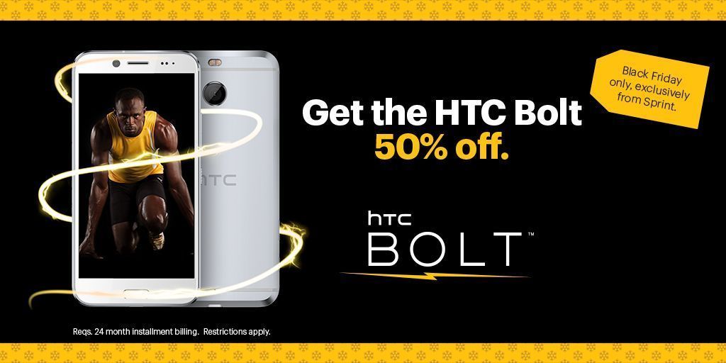 Sprint Black Friday 2016 deals include 50% off HTC Bolt, Samsung Galaxy S7 BOGO, and more