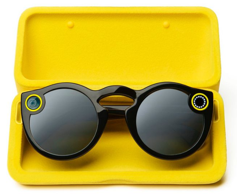 Snap&#039;s Spectacles are sunglasses with an embedded video camera on the right lens - Snapchat parent Snap files for an IPO; offering could value the company as high as $25 billion