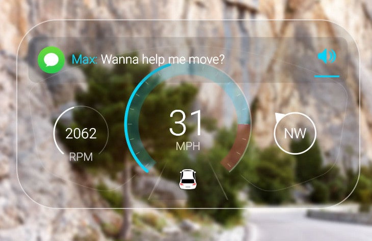 Calls, messages, car info go to the Dashtop's display - Anker's Roav Dashtop augmented driving HUD up for preorder, much cheaper than Navdy