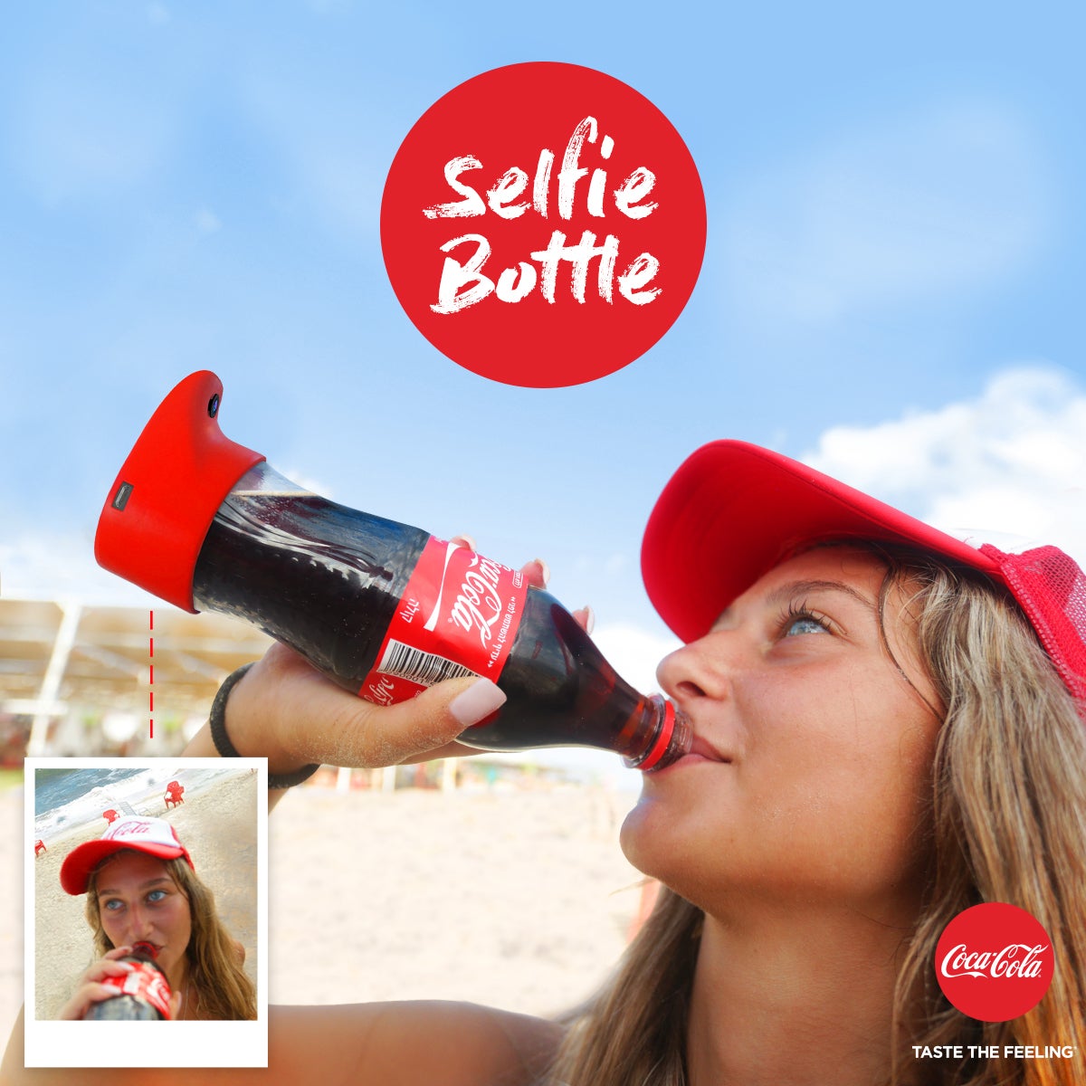 Can a bottle of Coke snap a selfie? Yes, apparently