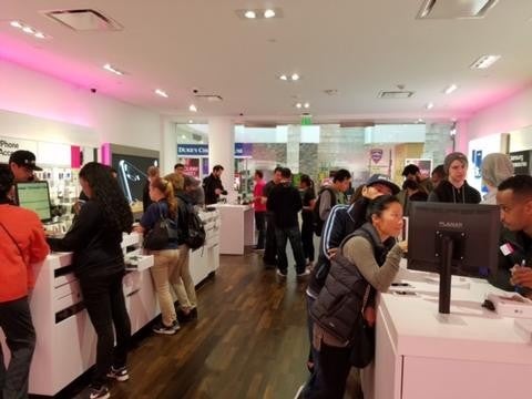 The Magenta Friday promotion brought big crowds to the carrier&#039;s physical stores - T-Mobile&#039;s Magenta Friday promotion extended to Tuesday, November 22nd