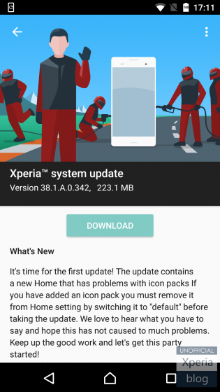 Sony rolls out first Android 7.0 concept update for Xperia X, adds November security patch