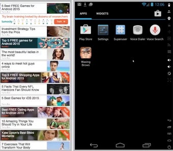 An app running ads in the background, even when minimized. Image by Forensiq - Dangerous Apps: How they work and how to protect yourself