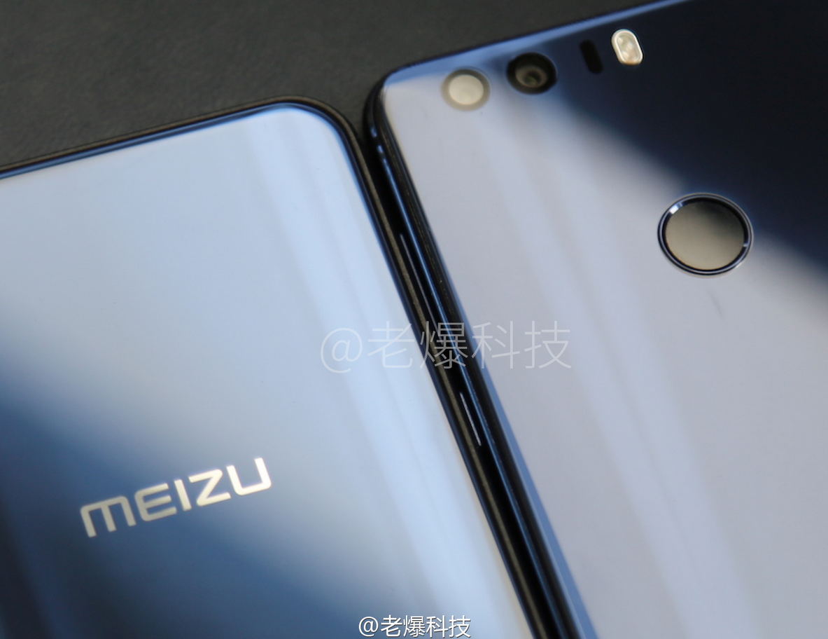 Leaked photo of an unnamed Meizu device, possibly the Meizu X - Image of the Meizu X leaks revealing rear facing fingerprint scanner on board?