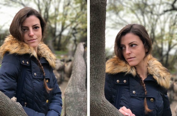 Portrait Mode - Left -- guiding lines again (tree branch in right portion of the shot) to highlight depth. Right -- just Portrait Mode faring well - Take amazing portraits with your iPhone 7 Plus: in-depth guide of Portrait Mode