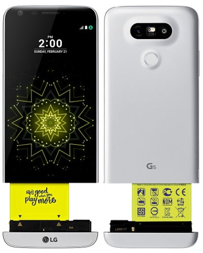 LG G6 to pack a removable battery