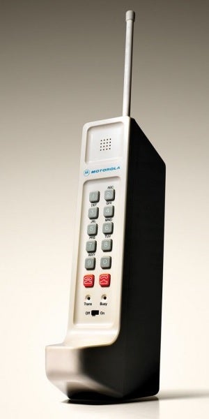 The first cell phone, the Motorola DynaTAC - Apple making iPhones in the United States? Do not hold your breath
